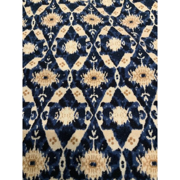 Anthropologie Blue & White Geometric Patterned Tapered Pants, Size 6 (US), NWT! - Picture 2 of 8